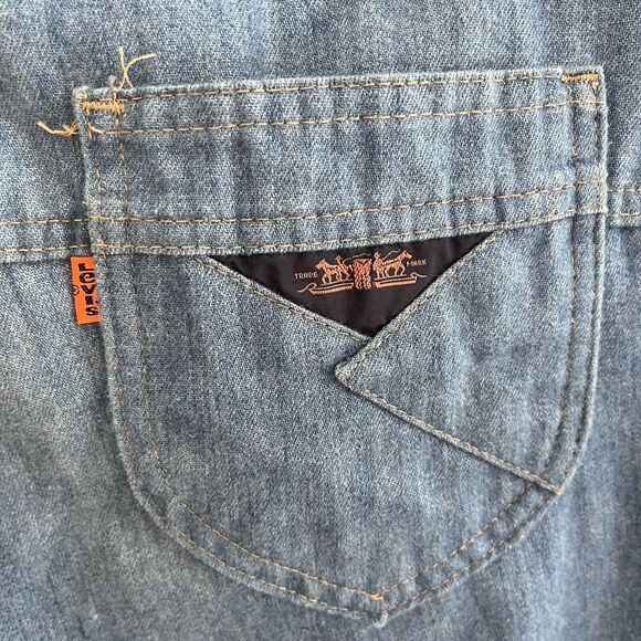 Vintage Levis Jeans Orange Tab Mens Size 38x28 70s 80s Cool Pockets - Picture 3 of 13